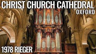 🎵 ORGAN DEMONSTRATION  Christ Church Cathedral Oxford [upl. by Larue]