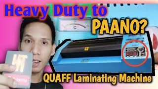 HOW TO Use QUAFF Laminating Machine  HowsTops [upl. by Wilhelm]