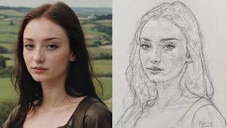 Portrait Drawing with Loomis Method Mastering Proportions and Features [upl. by Foskett]