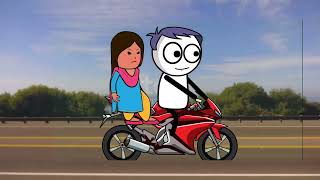 रोड में हुई लड़ाई 🤑  cartoon video  comedy cartoon  tweencraftanimation trending viralvideo [upl. by Soilissav173]