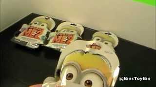 Despicable Me 2 Minions PUZZLE ERASEEZ Blind Bags 3D Pull Apart Erasers Review by Bins Toy Bin [upl. by Aynotan]