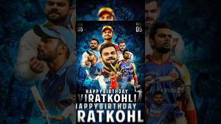 happy birthday Virat Kohli sir shorts trending cricket [upl. by Zacharias354]