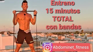 entrenamiento TOTAL con banda elástica 15 min [upl. by Kristianson]