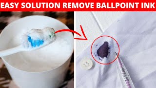 How Do I remove Ballpoint ink from Clothes  Easy Solution [upl. by Seaddon289]