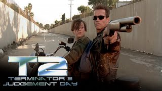 LA River Motorcycle Chase Scene  Terminator 2 Judgment Day [upl. by Ojeibbob]