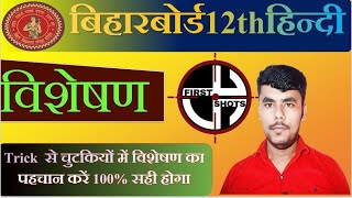 विशेषण  पहचानने का TRICK के साथ ALL Competitive exam 10th as 12th [upl. by Eiclud367]