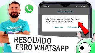 Não foi possível conectar Tente novamente mais tarde [upl. by Phionna]