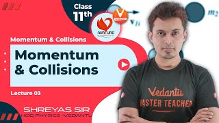 L3 Momentum and Collisions  Restitution amp Oblique collision 🔥 Class 11 Physics JEE 2023  Vedantu✌ [upl. by Morrell]