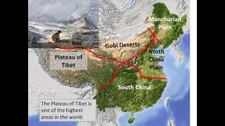 World Geography 71 China Physical [upl. by Einohpets488]