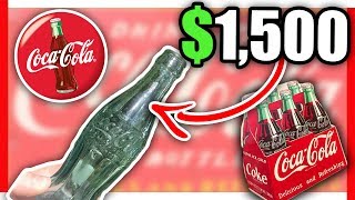 10 EXTREMELY RARE COCA COLA ITEMS WORTH MONEY  VINTAGE ITEMS TO LOOK FOR AT THRIFT STORES [upl. by Chadd]