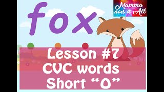 Lesson 7  Three Letter blends  Short quotOquot CVC words  Step by step Learning to Read Phonetically [upl. by Eekaz]