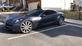 2012 Fisker Karma EcoSport on 24 Forgiato Concavo [upl. by Yendahc]