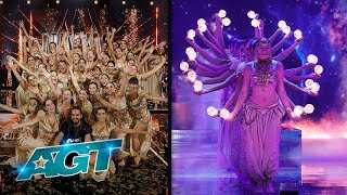 UNBELIEVABLE 😲 AMAZING Celebrity Impressions On Got Talent [upl. by Leahcimnhoj]