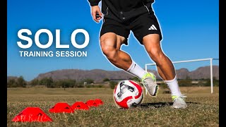 SOLO SOCCER TRAINING SESSION [upl. by Lansing]