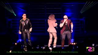 Wisin y Yandel Ft Daddy Yankee  Hipnotizame Live Coliseo [upl. by Yelekalb911]