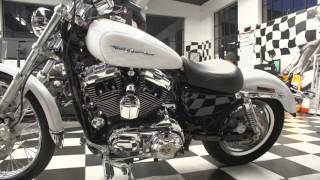 2005 Harley Davidson Sportster XL1200C  White [upl. by Nyleimaj]