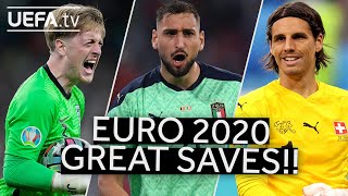 PICKFORD DONNARUMMA SOMMER  Great EURO 2020 SAVES [upl. by Sousa]