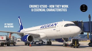 A320 MOTORES IAE V2500  COMO FUNCIONAN [upl. by Adnarom]