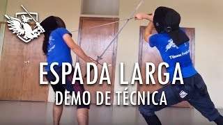 Algunas técnicas con Espada Larga  Longsword Technique Showcase [upl. by Lesoj]