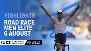 Men Elite Road Race Highlights  2023 UCI Cycling World Championships [upl. by Allegra]