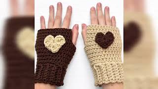 WONDERFUL CROCHET GLOVES PATTERN crochet fashion style [upl. by Aehsel]