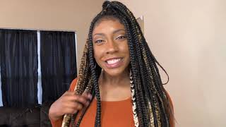 Hairstyles for Older Box Braids  Uniquely Tatiana [upl. by Pinzler]