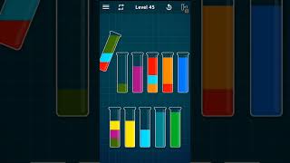 Water Sort Puzzle 🌈 😱 Level 45 mrbeast gaming puzzle short shorts [upl. by Dzoba42]