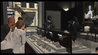 GTA 5 Live the jewel store job and more mission [upl. by Aurelea]