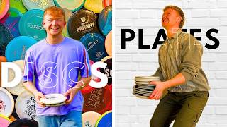 PLATES vs DiSCS  Disc Golf Science [upl. by Ahseinar]