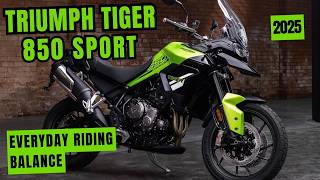 2025 Triumph Tiger 850 Sport  Everyday Riding Balance  Motorbikespace [upl. by Galligan520]