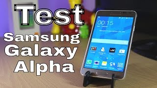 TEST HighTech  smartphone SAMSUNG Galaxy Alpha [upl. by Ettelimay514]