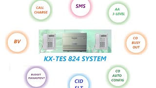 KX TES 824 IMPORTANT FEATURES amp SYSTEM OVERVIEW 8\24 شرح السنترال باناسونيك [upl. by Ayam]