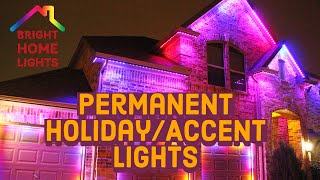 Permanent Holiday Lights  Bright Home Lights [upl. by Alletse]