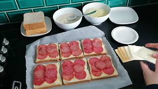 CROQUESMONSIEUR AU FOUR à la sauce Béchamel [upl. by Tedmann]