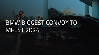 BMW centurion BIGGEST Convoy to MFEST 2024 [upl. by Lassiter]