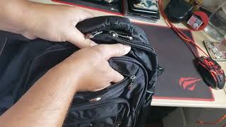 Unboxing Geral Mochila Executiva Swissport  Netshoes  R129 [upl. by Clayborne]