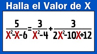 ECUACIÓN RACIONAL de Examen  ¿Cómo se Resuelve  Ejercicio 1 [upl. by Jankey472]