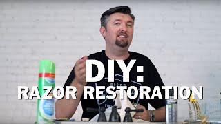 DIY How to Restore Gillette Gem Ever Ready Schick etc Safety Razors for the Perfect Wet Shave [upl. by Rodriguez]