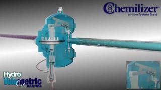 Hydro Systems  Chemilizer Diaphragm Pump 3D Animation [upl. by Teyut91]