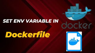 Set Environment Variable in Dockerfile and Use it in Container 🐳  Docker Tutorial [upl. by Meyer]