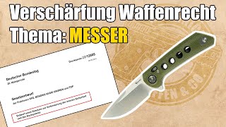 Verschärfung Waffengesetz  Thema MESSER  Alle Änderungen im Überblick [upl. by Ytinav246]