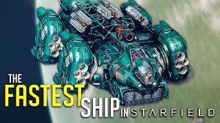 Starfield  The FASTEST SHIP You Can Build  How To Make This Bounty Hunter Ship [upl. by Eixor510]