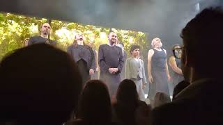 David Tennant and Cush Jumbo at 2nd curtain call for Macbeth 102124 [upl. by Nylesoj45]