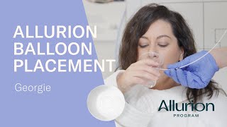 Georgies Allurion Gastric Balloon Placement [upl. by Arikat664]