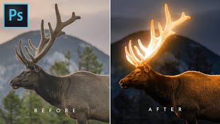 Glow Effect  Photoshop Tutorial  Glowing Effect [upl. by Yate]