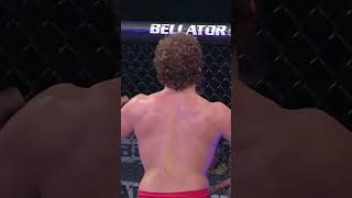 Even the ref couldnt get Koreshkov to get up against Ben Askren 🫠 MMA Bellator Shorts [upl. by Leinehtan]