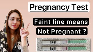 pregnancy test  pregnancy strip me halki line ka matlab [upl. by Simonne]