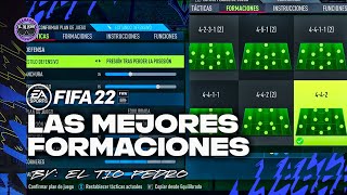 FIFA 22 Mejores FORMACIONES y TACTICAS ✅✅ TUTORIAL [upl. by Aradnahc]