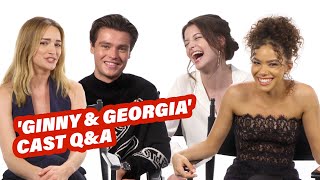 Season 2 QampA With The Cast Of Netflixs Ginny amp Georgia’ [upl. by Lorinda]