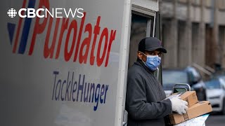 Purolator UPS freeze shipments amid Canada Post strike [upl. by Hahsia708]